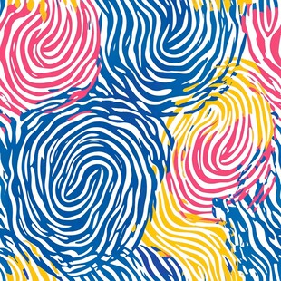 多彩旋涡图案纹理设计