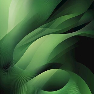 绿色动感抽象曲线背景图
