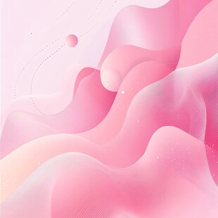 梦幻粉色流体渐变背景图