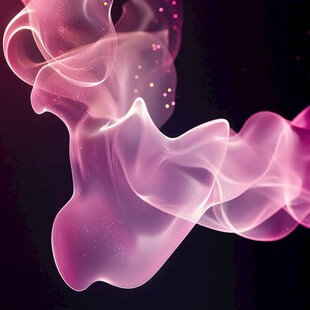 梦幻粉色烟雾灵动特效