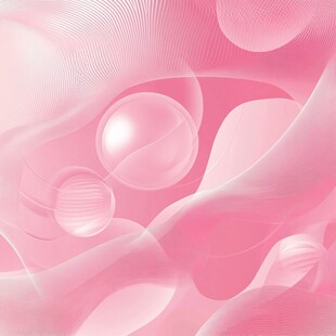 梦幻粉色流体抽象背景图