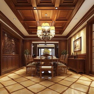 中式豪华餐厅 尽显典雅风范