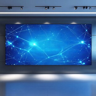 科技感蓝色大屏背景画面