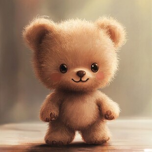 可爱毛绒小熊萌趣登场