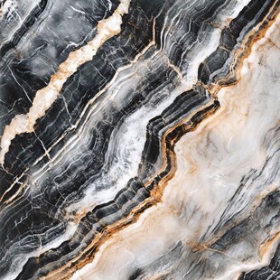 黑灰白金大理石纹理图案