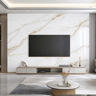 现代简约大理石纹客厅背景墙