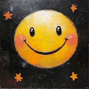 笑脸涂鸦 快乐星星相伴