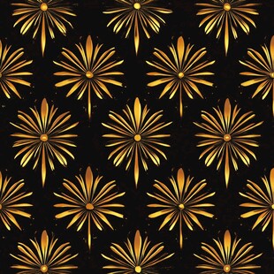 黑金花卉图案背景设计图