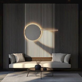 现代简约风客厅温馨一角