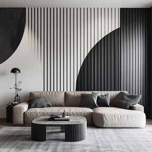 现代简约风客厅沙发场景