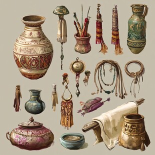 古风器物手绘集合