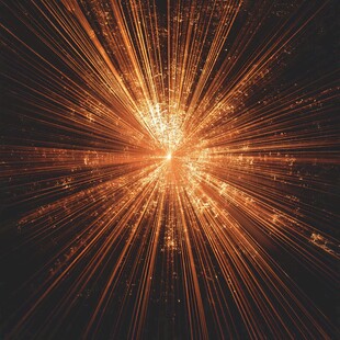炫目光芒放射特效背景图