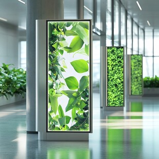 室内绿植电子屏装饰景观