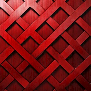 红色交错编织纹理背景图