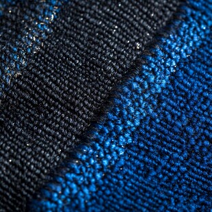 蓝色黑色交织织物纹理