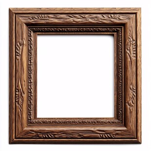复古雕花木质相框