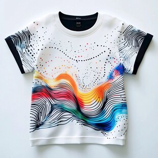 潮流印花短袖T恤