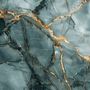 蓝金大理石纹理精美图案