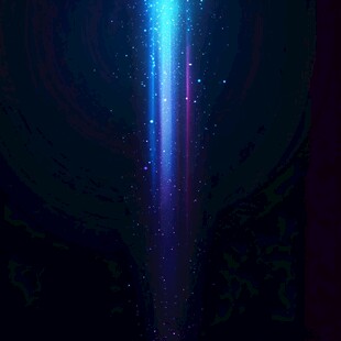 梦幻蓝紫光线星空背景