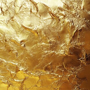 金色纹理质感金属箔背景