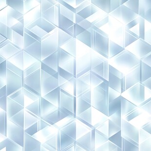 浅蓝色立体几何背景图案