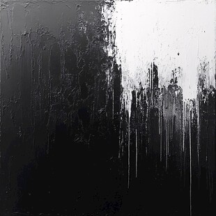 黑白抽象滴漆艺术纹理