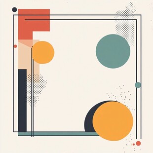 几何抽象图形装饰背景图