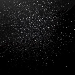 黑色背景下的粒子飞散效果
