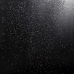 黑色背景上的闪烁颗粒