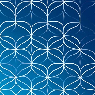 蓝色几何线条渐变无缝图案