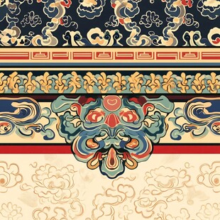 中式传统古典纹样图案