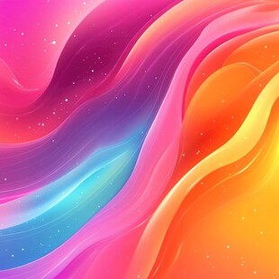 梦幻炫彩流体背景图案