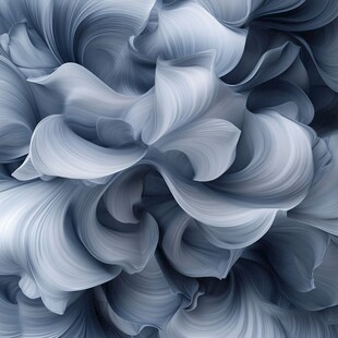 梦幻蓝调抽象纹理图案