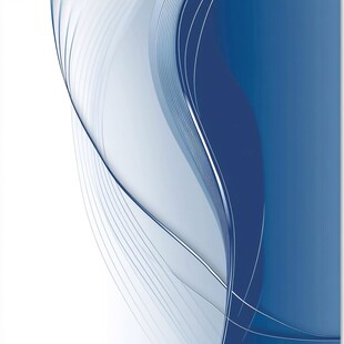 蓝色动感线条抽象背景图