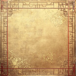 中式古典金边纹理背景图