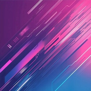 炫彩科技风线条动感背景