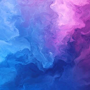 梦幻蓝紫渐变流体背景图