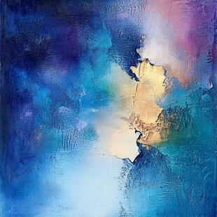 梦幻色彩抽象艺术画作