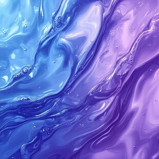 梦幻蓝紫流体纹理背景