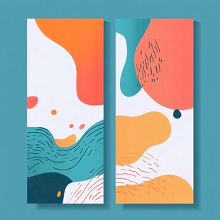 抽象几何图形装饰画