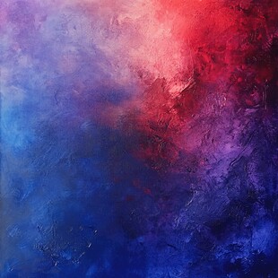 梦幻红蓝渐变抽象艺术背景