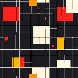 几何色块抽象图案背景