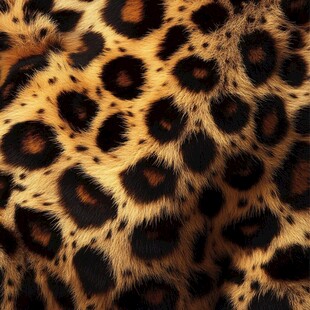 豹纹图案纹理特写