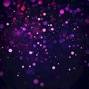 梦幻紫色光斑背景效果