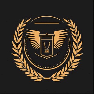 金色徽章标志设计