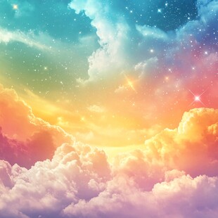 梦幻绚烂的天空云海美景