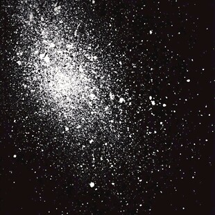 黑白粉末飞溅艺术背景图