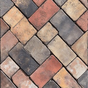 复古拼贴砖块纹理图案