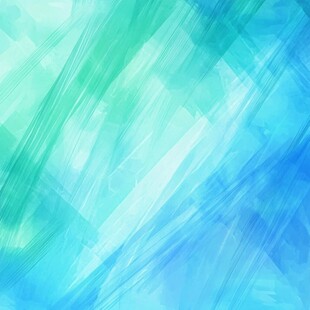 蓝绿渐变水彩风背景图