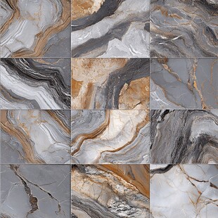 大理石纹理瓷砖精美拼图